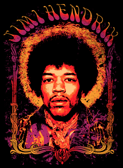 Jimi Hendrix archive artwork 5