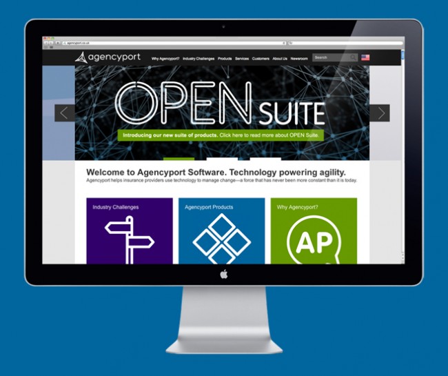 Agencyport Website project artwork