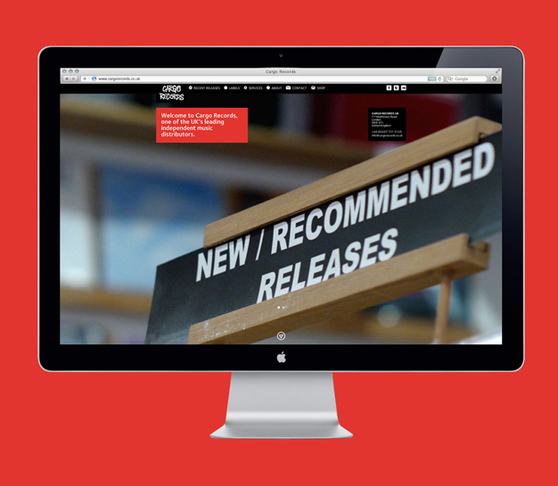 Cargo Records Website project artwork