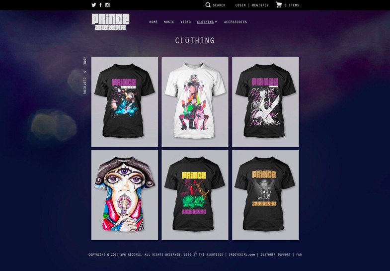 Prince Webstore archive artwork 6