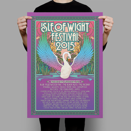 Isle of Wight Festival 2015 archive artwork 23