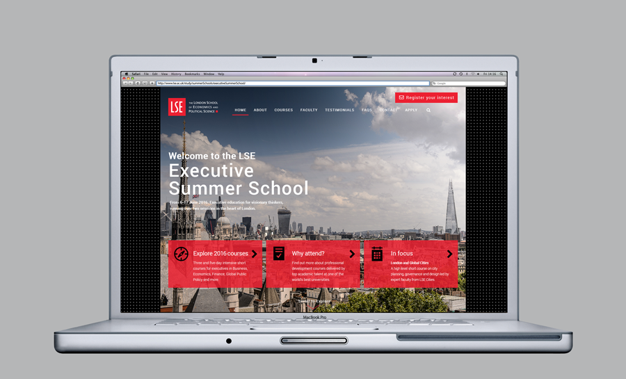 LSE Executive Summer School archive artwork 1