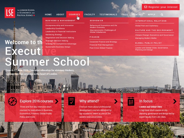 LSE Executive Summer School archive artwork 4