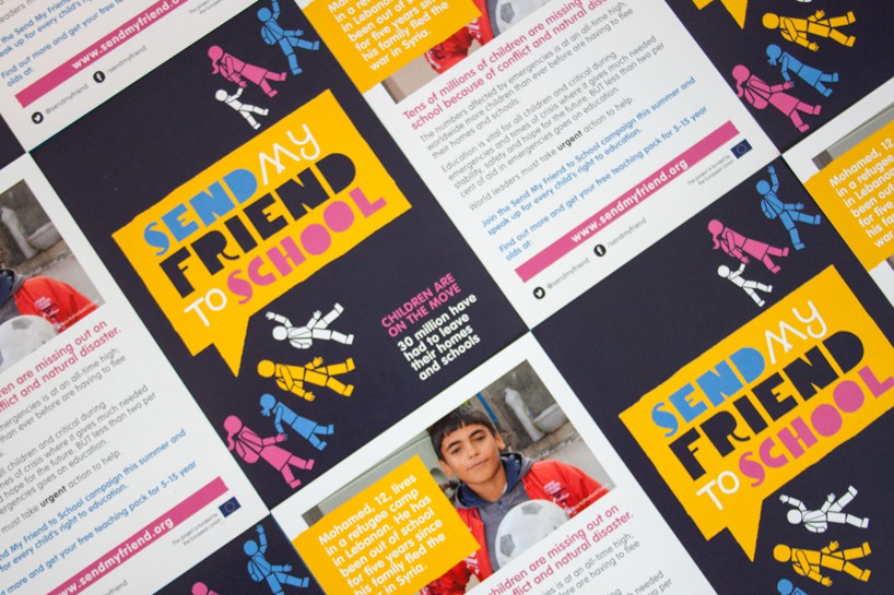 ActionAid - Send My Friend To School archive artwork 2