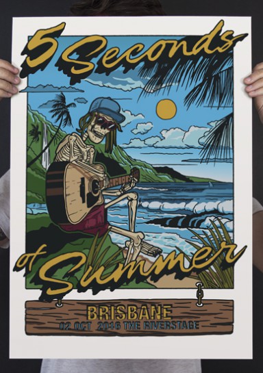 5 Seconds of Summer archive artwork 17