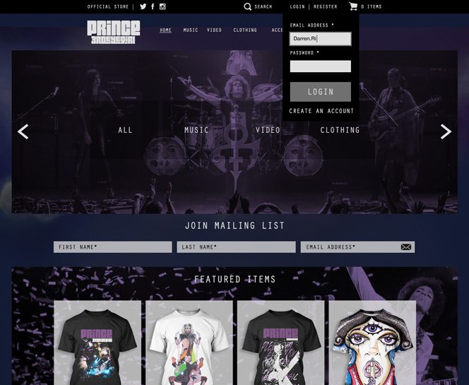 Prince Webstore archive artwork 5
