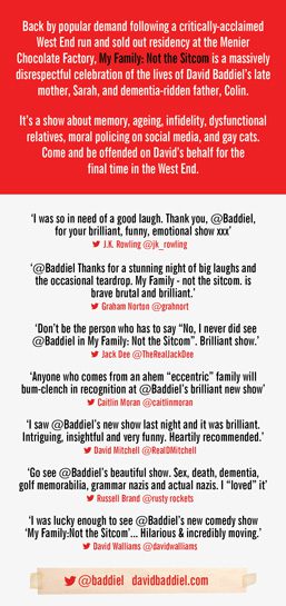 David Baddiel - My Family: Not the Sitcom archive artwork 5