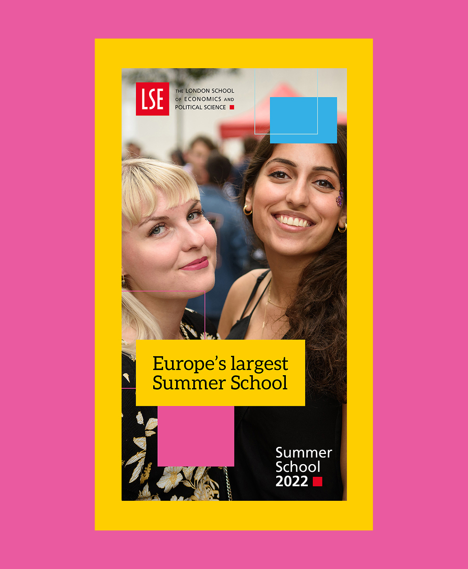 LSE Summer School printed communications