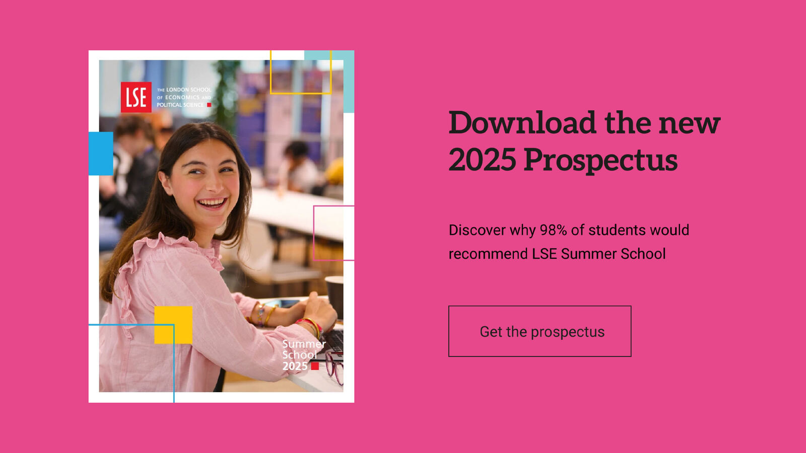 LSE Summer School Website project outcome